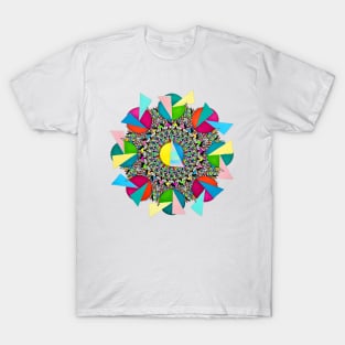 Bright Triangle Mandala T-Shirt